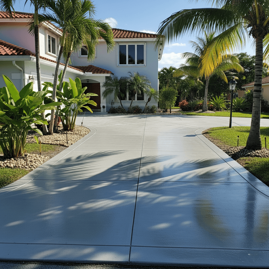 concrete driveway north miami