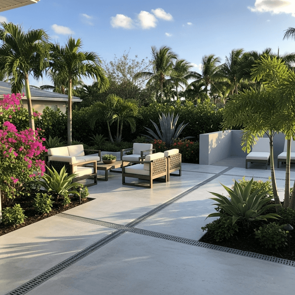 concrete patio north miami