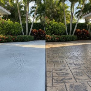 stamped concrete patio north miami
